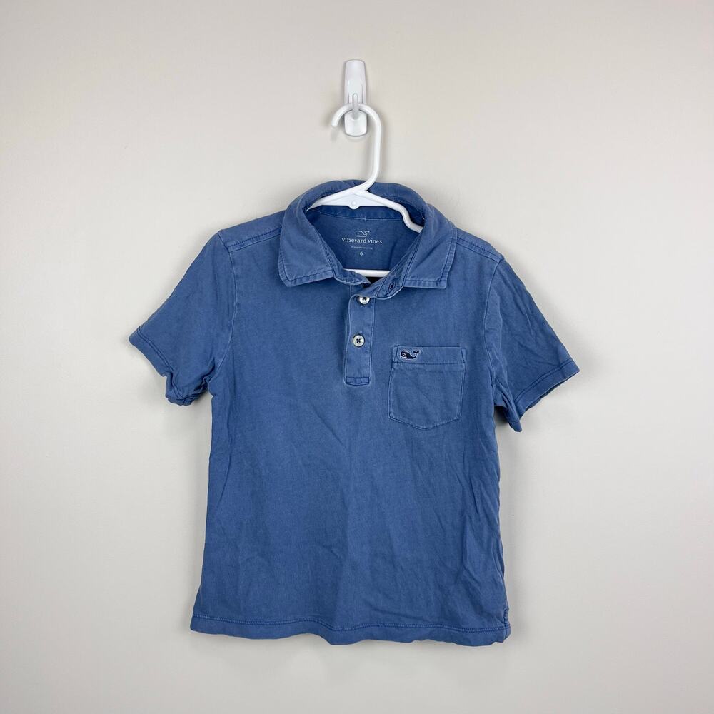 Vineyard Vines Boys Pigment Garment Dyed Polo Shirt 6